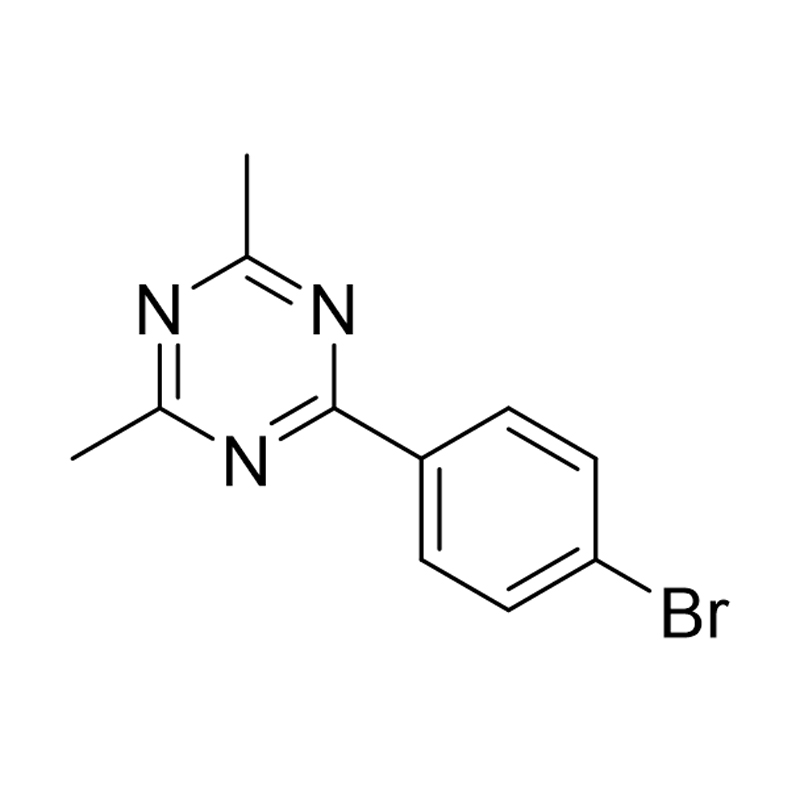 2-(4-bromfenyl)-4,6-dimethyl-l,3,5-triazin