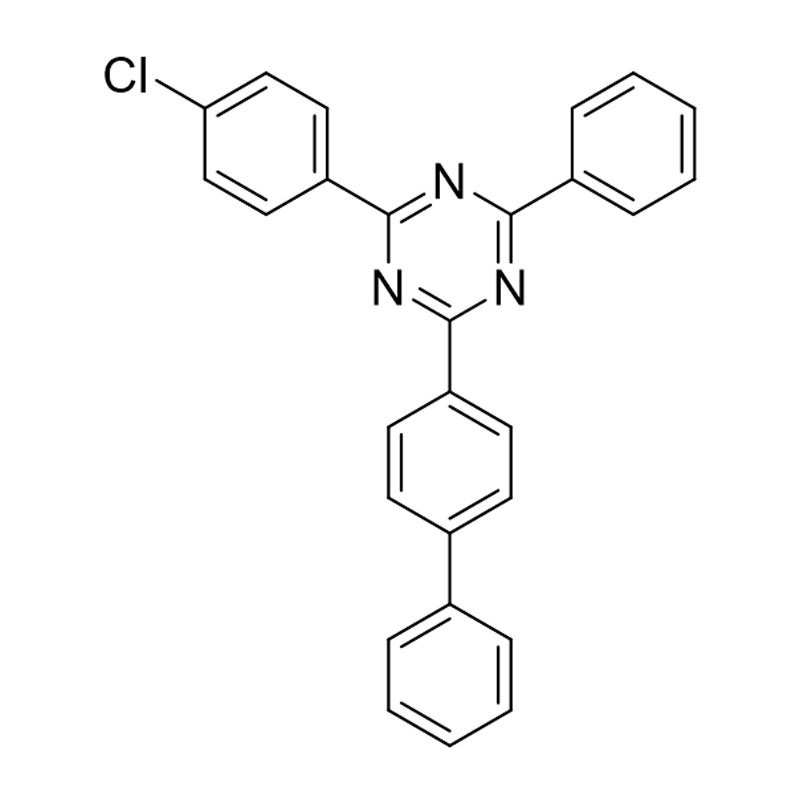 2-(bifenyl-4-yl)-4-(4-chlorfenyl)-6-fenyl-1,3,5-triazin