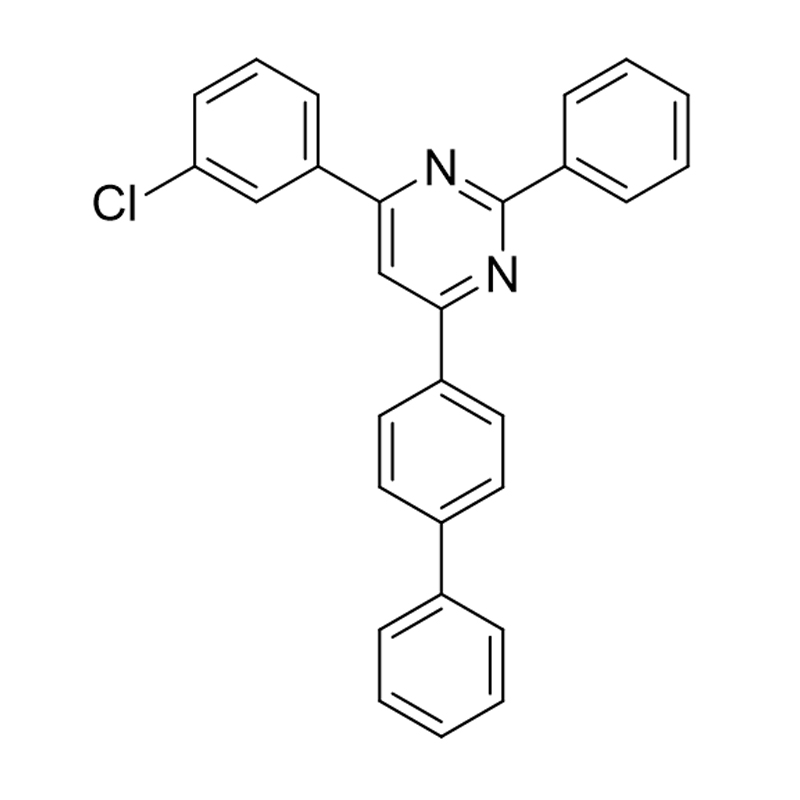 4-([l,l'-bifenyl]-4-yl)-6-(3-chlorfenyl)-2-fenylpyrimidin
