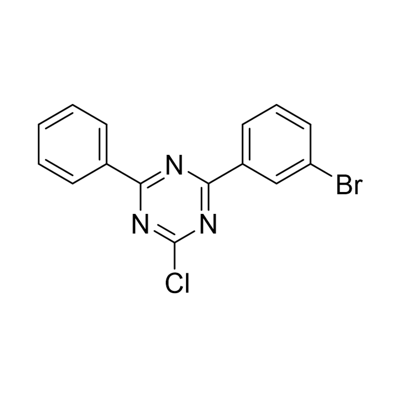 2-(3-bromfenyl)-4-chlor-6-fenyl-l,3,5-triazin