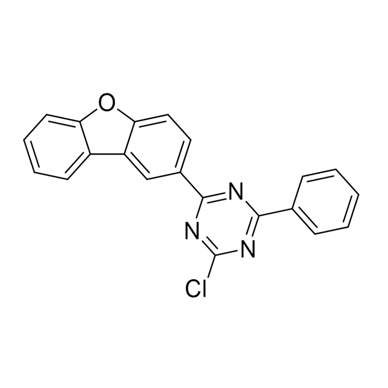2-Chlor-4-(dibenzo[b,d]furan-2-yl)-6-fenyl-1,3,5-triazin