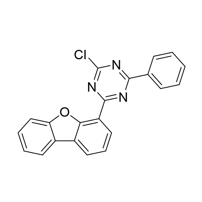 2-Chlor-4-dibenzofuran-4-yl-6-fenyl-[1,3,5]triazin